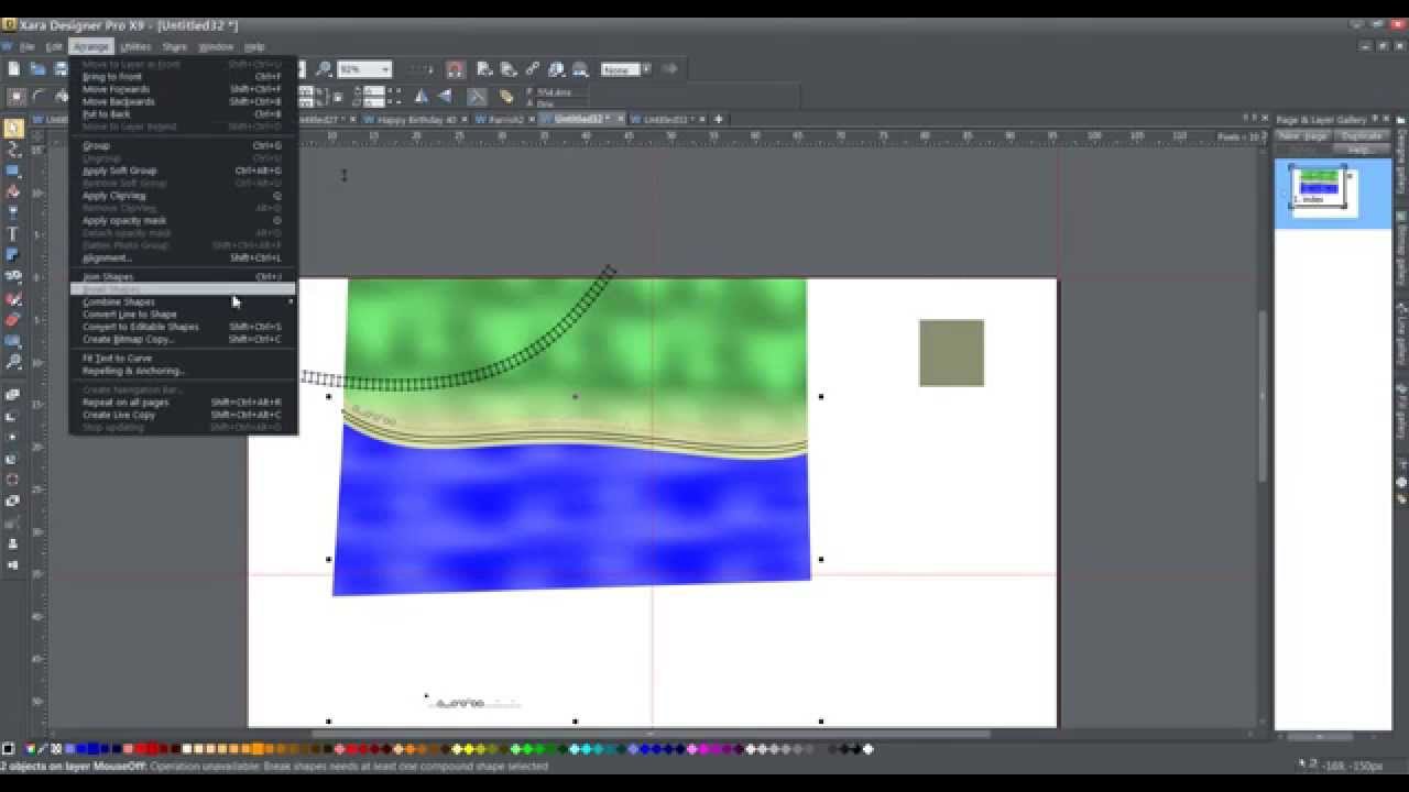 Xara Uses for Text on a Curve