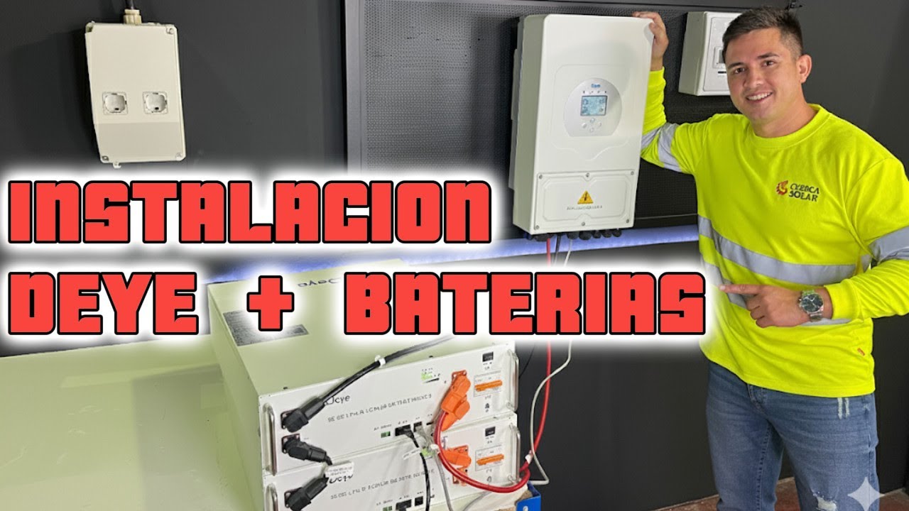Configuración Inversor DEYE para AISLADA (con Baterías Deye) | GUÍA PASO A PASO 🔋