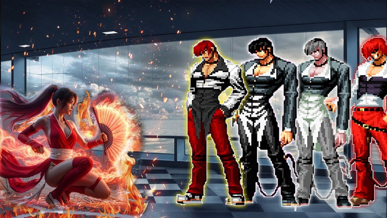 [Mugen KOF] Mai Phoenix Vs Iori Yasakani FL Team