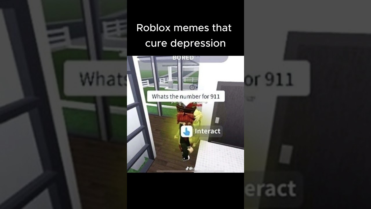 roblox memes that cure depression