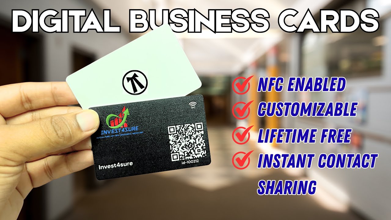 Digital NFC Enabled Business Cards | Digital Visiting Card | Business Cards for Free!!
