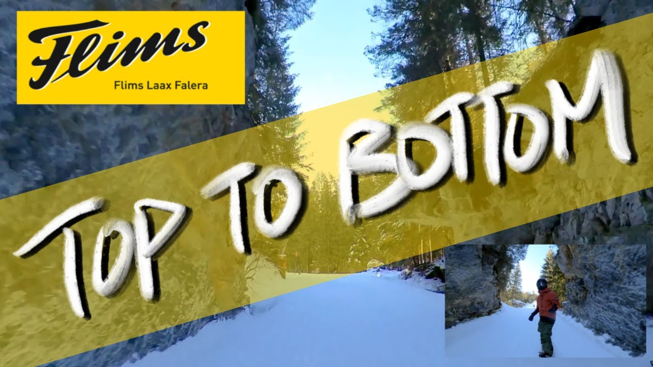 Laax - Nagens (2127M) to Films (1100M) | Top to bottom