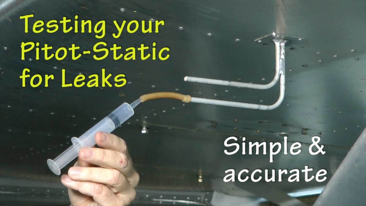 Leak Testing your Aircraft's Pitot-Static System: Easy & Simple!