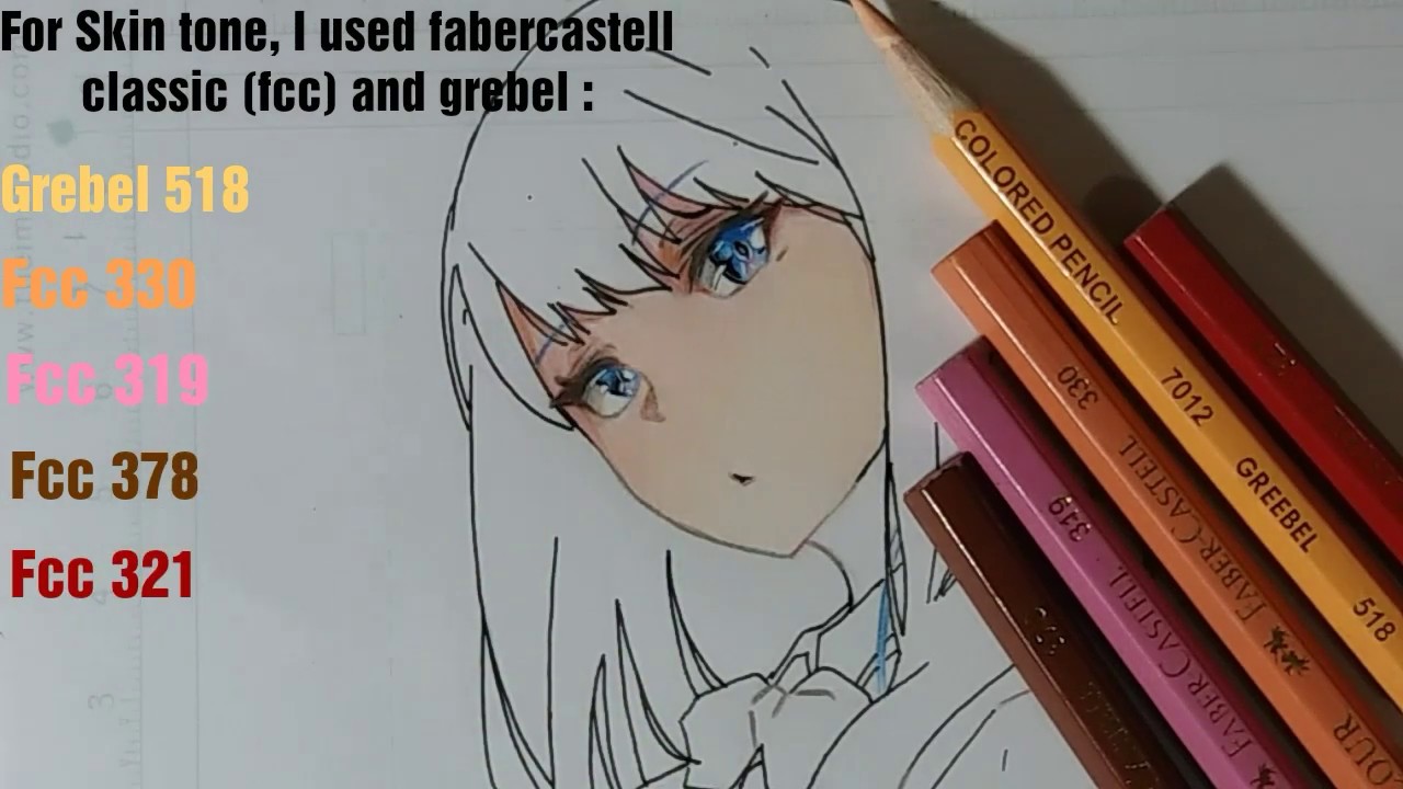 Skin Tone Tutorial | Using Fabercastell classic (saalwaa_art)