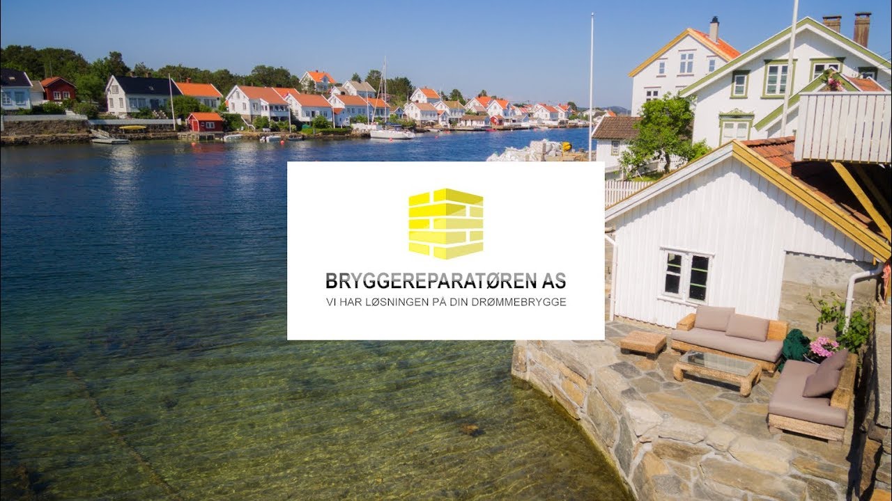 Bryggereparat&oslash;ren AS | Natursteinsbrygge med innfelte spotter | Lyng&oslash;r