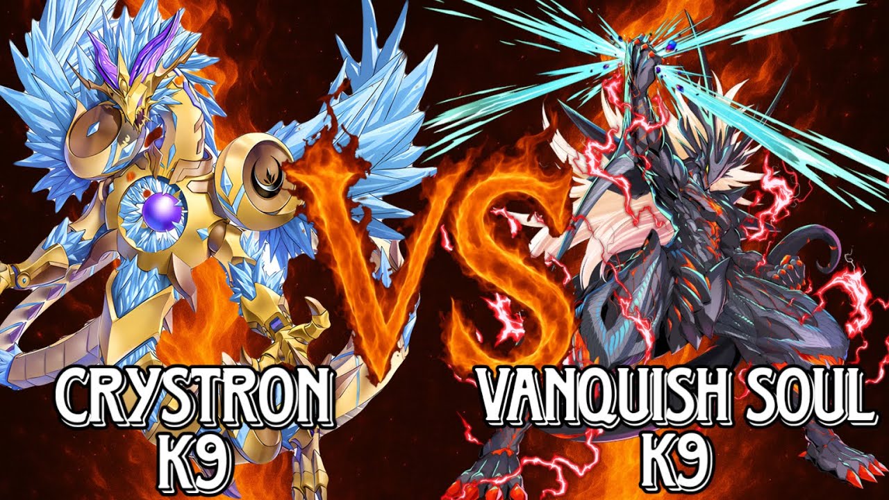 Yu-Gi-Oh! Crystron K9 vs Vanquish Soul K9! Local Tournament! 