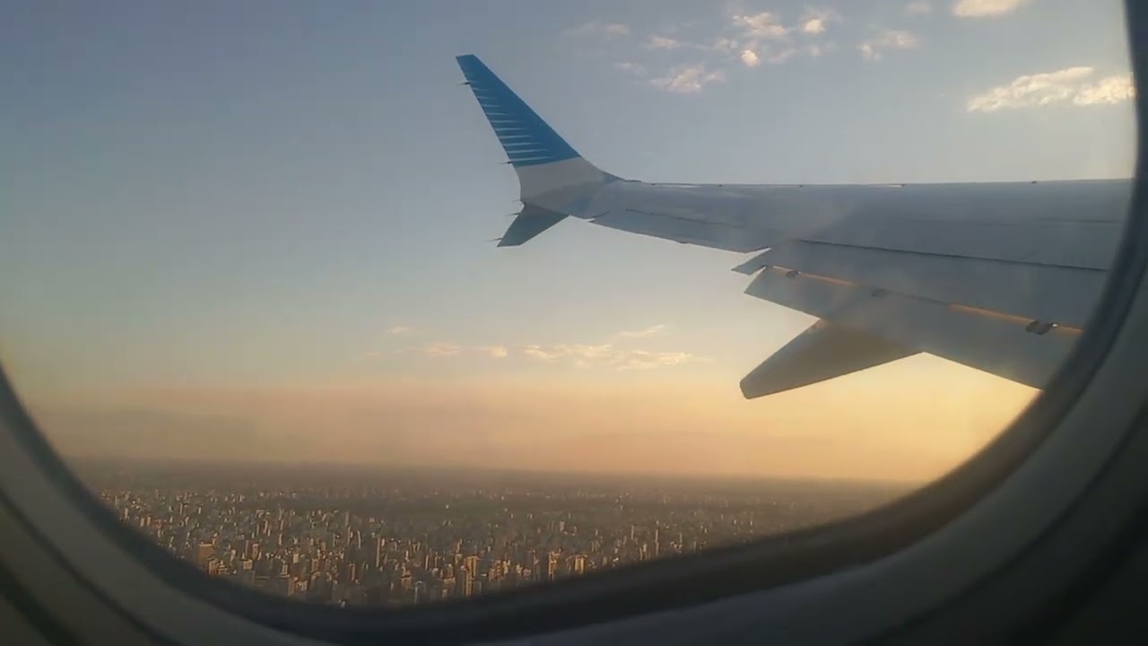 Viajando de avión