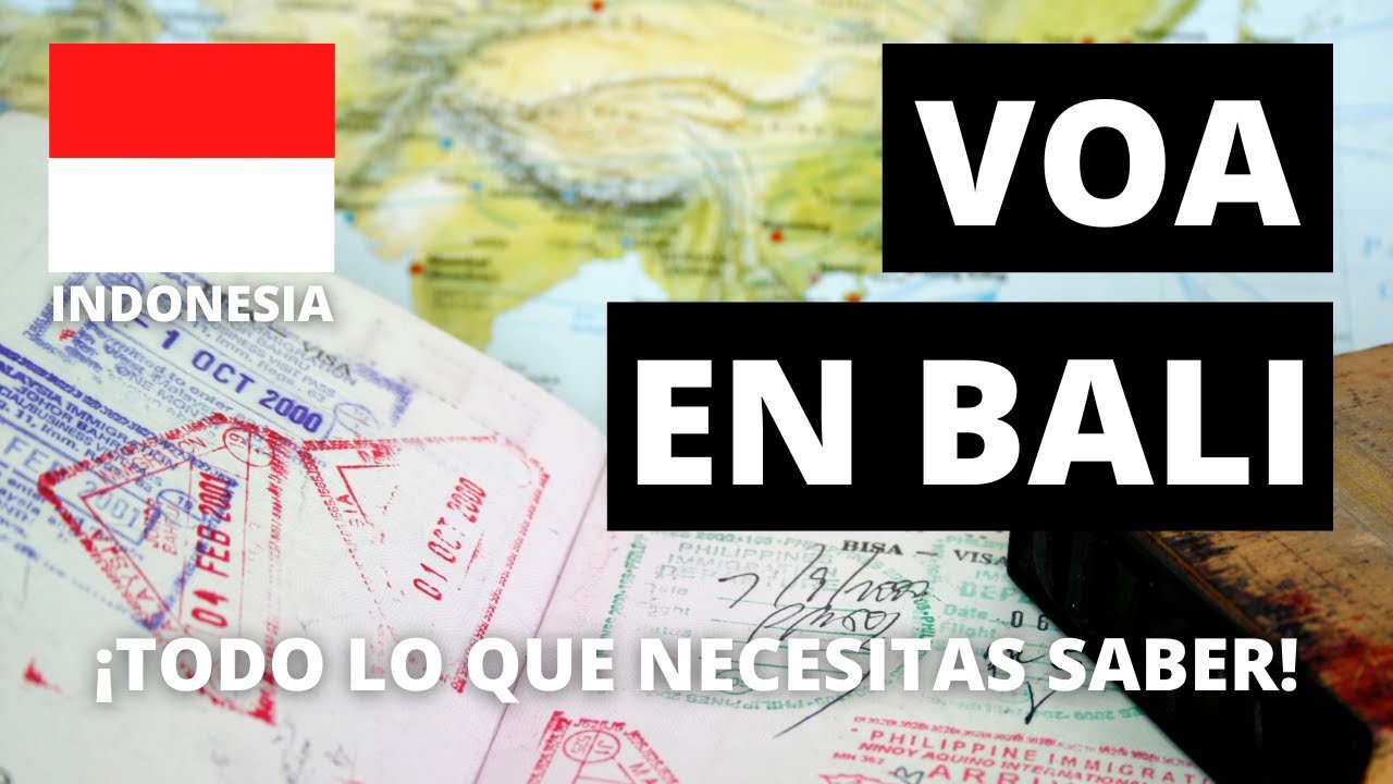 CÓMO HACER la VOA para ENTRAR a BALI ✈️📑 (TODO EXPLICADO)