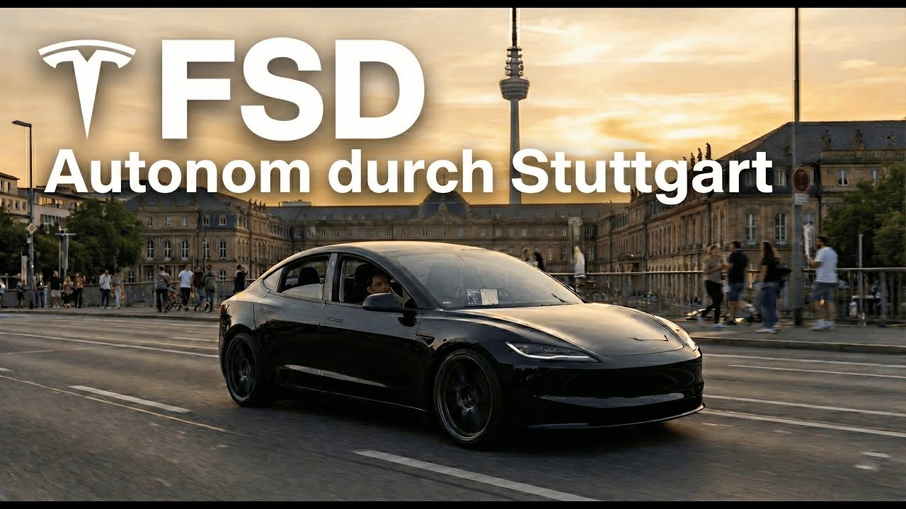 Autonom durch Stuttgart: So gut fährt Tesla FSD in Deutschland im Model 3 Highland wirklich