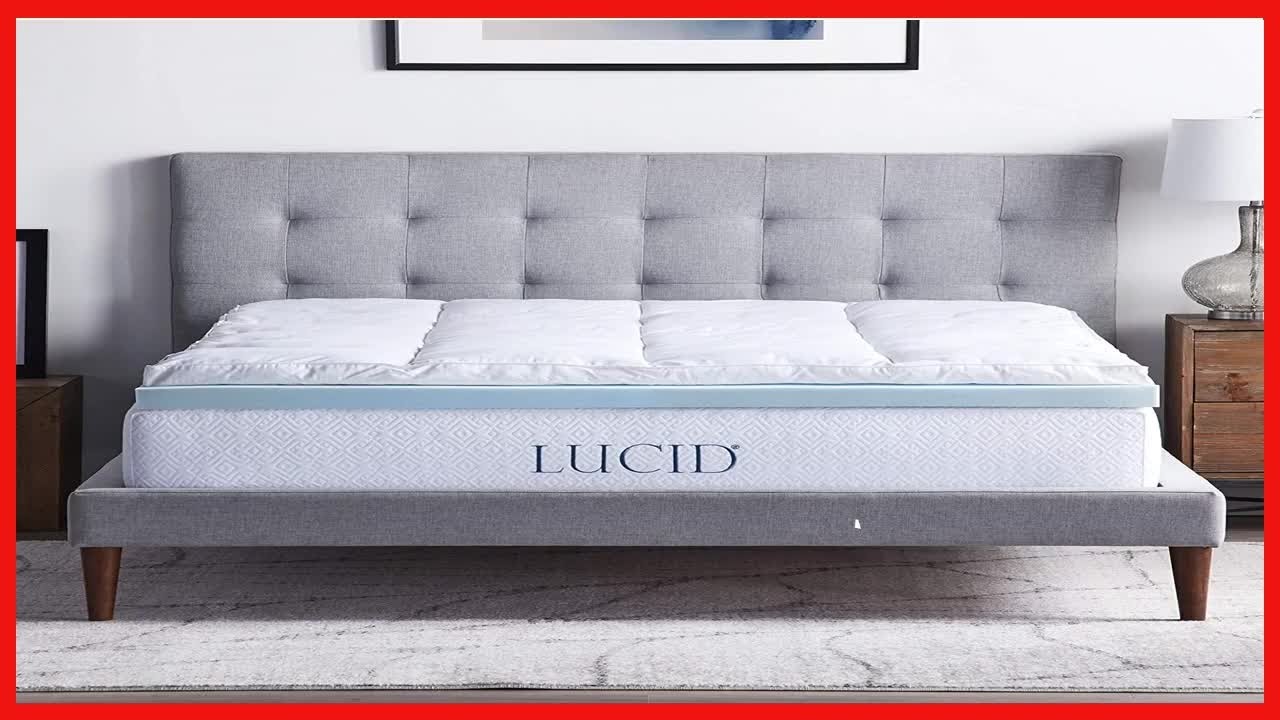 Experience Ultimate Comfort with the Cotton Gel Memory Foam Mattress Topper