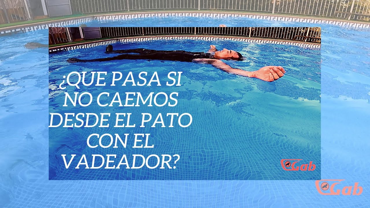 ¿QUE PASA SI NOS CAEMOS DESDE EL PATO CON UN VADEADOR DE NEOPRENO? ¿FLOTAMOS?