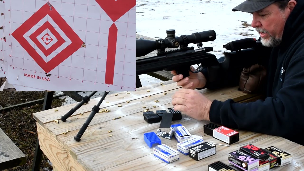 Tikka T1X 22LR Ammo Test Eley TenX