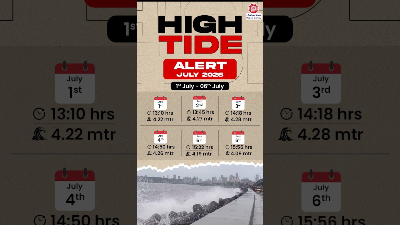 🚨KIND ATTENTION PLEASE🚨High Tide Alert | 1st&ndash;6th July 2026 🌊