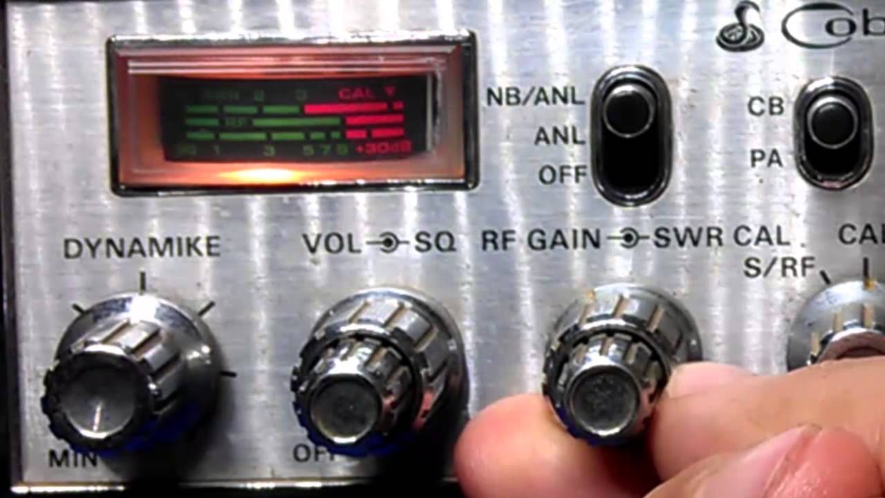 Medir estacionária no Radio Px Cobra 148 GTL