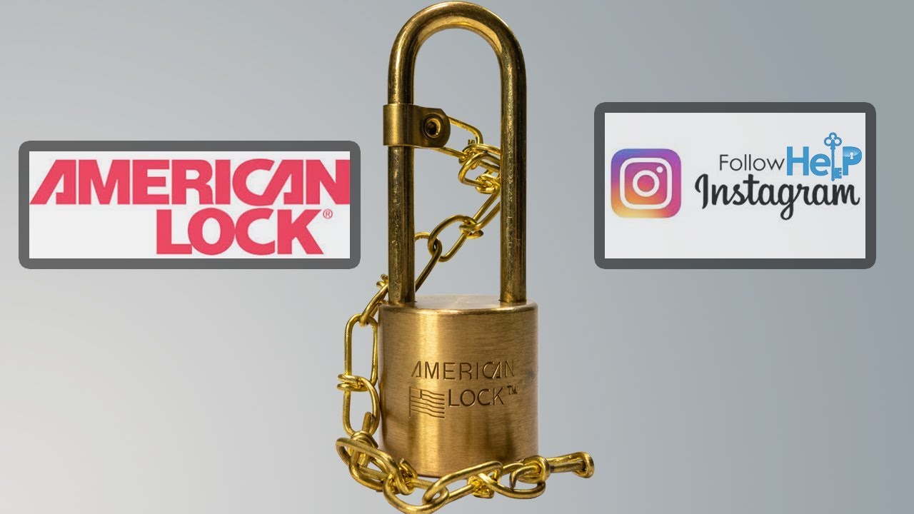 [358] Close Up On A Brass Round Body American Lock | I'm Now On Instagram!