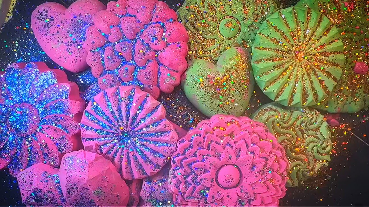 Colorful Powdery Dusty Reformed Compilation Gym Chalk Crush Asmr @ASMRgymchalkIndonesia