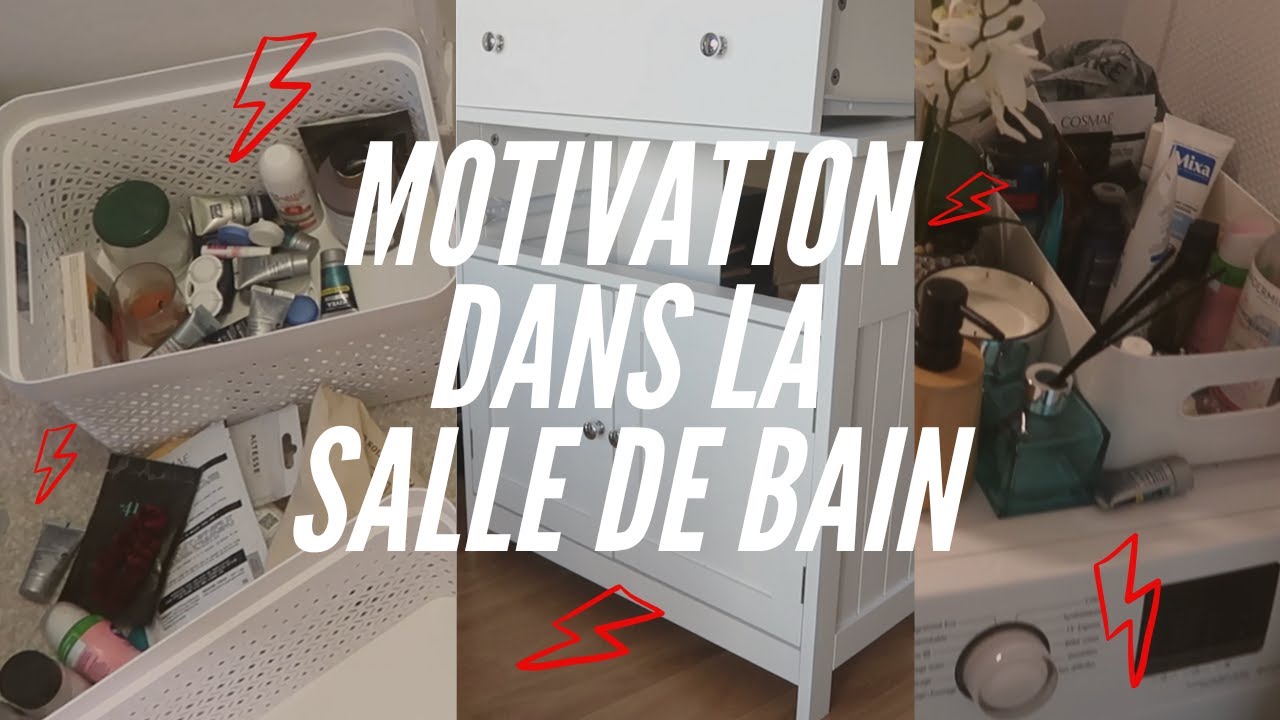 ORGANISATION -  TRI - RANGEMENT ET NOUVEAU MEUBLE DANS LA SALLE DE BAIN