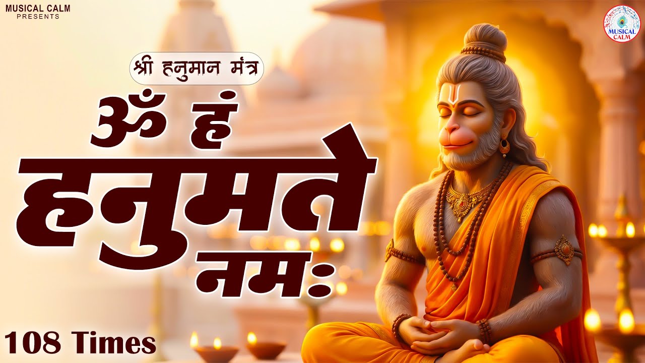 ॐ हं हनुमते नमः |  Shri Hanuman Mantra | Powerful Hanuman Mantra for Protection | Peace & Strength