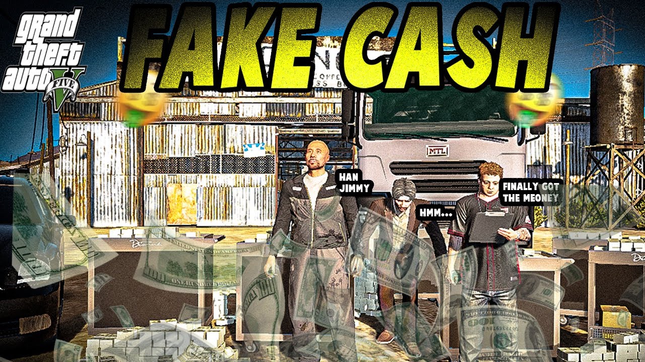 WE STOLE FAKE CASH in GTA 5 and Here's What Happened