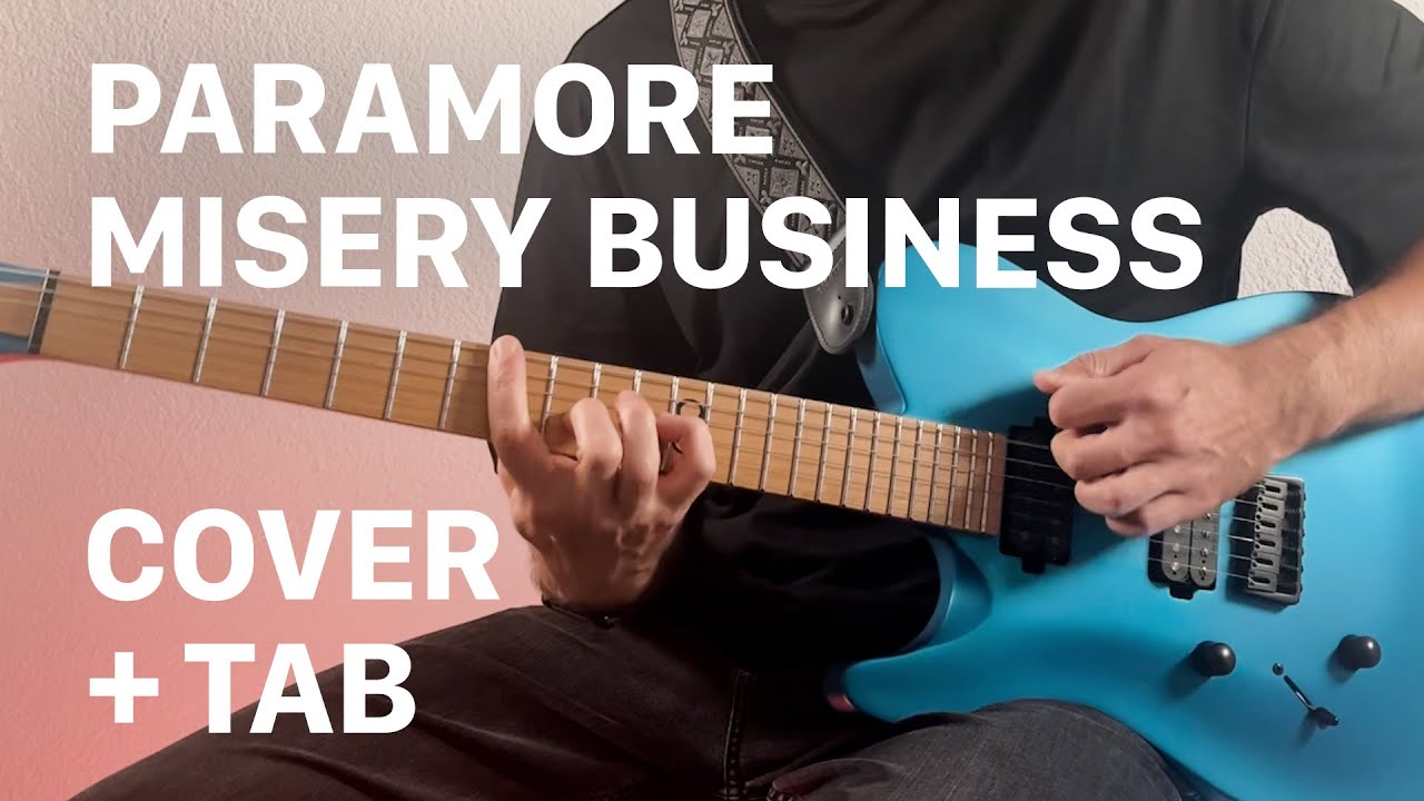 Paramore - Misery Business (Guitar Cover with On Screen Tab)