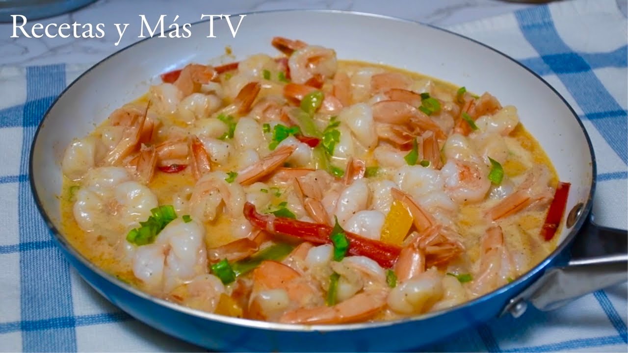 En Solo 10 Minutos Cocinas Estos Deliciosos Camarones y Lo Mejor Súper Fácil de Hacer
