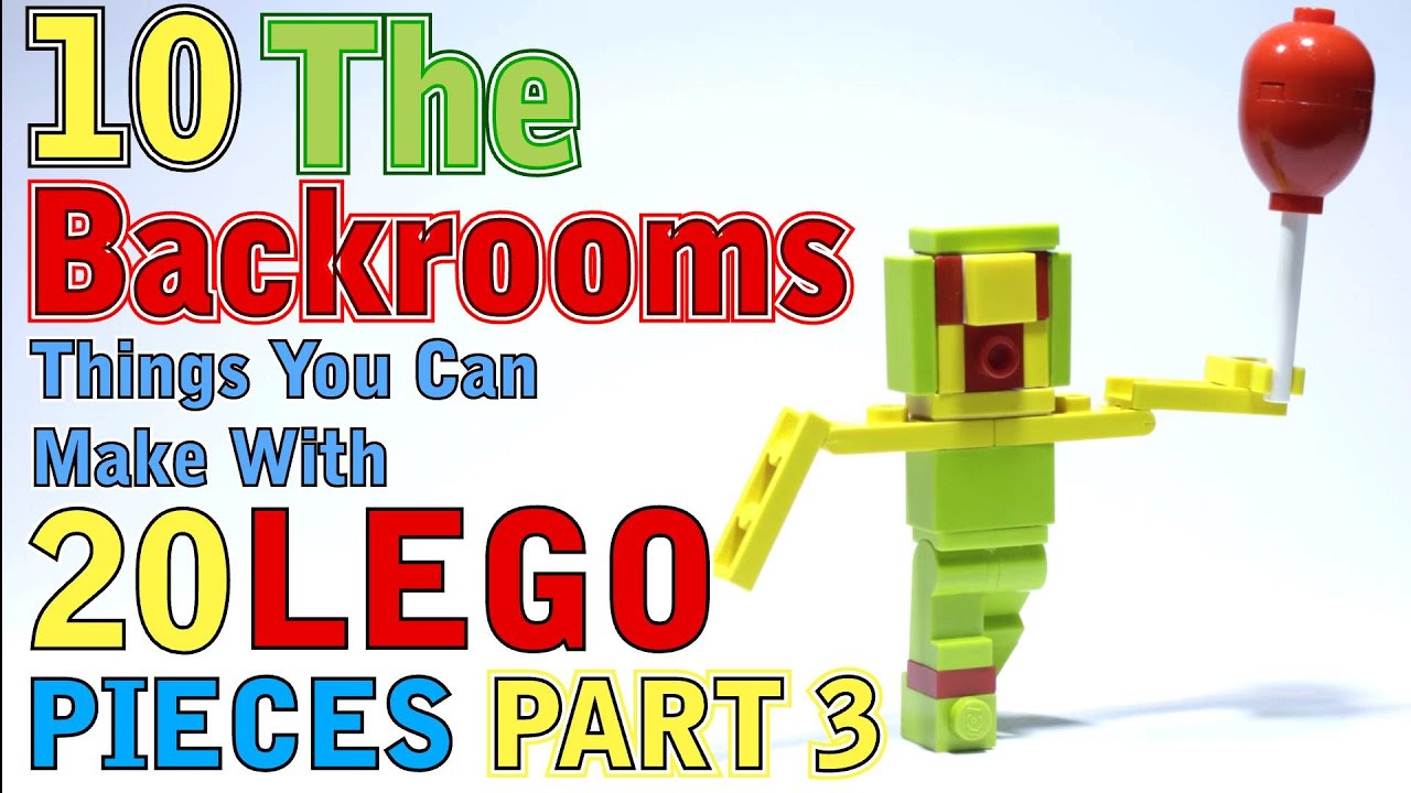 10 вещей из The Backrooms, которые можно сделать из 20 деталей Lego. Часть 3