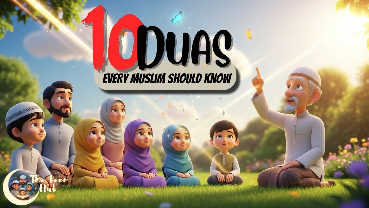 Do you know these 10 Duas? | For Kids and Adults | The Deen Hub