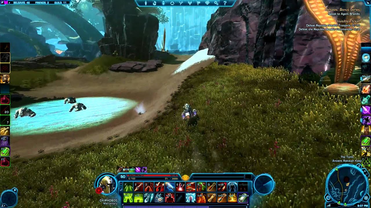 Rakata Energy Cube route for Belsavis Datacron - SWTOR (Green Matrix Shard)