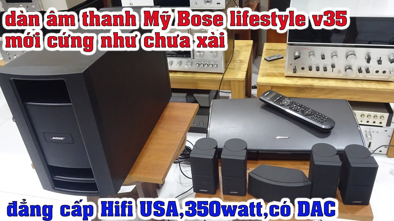 hàng Ebay về đẹp như mới bộ âm thanh Mỹ Bose lifestyle v35 có dac,công suất 350watt