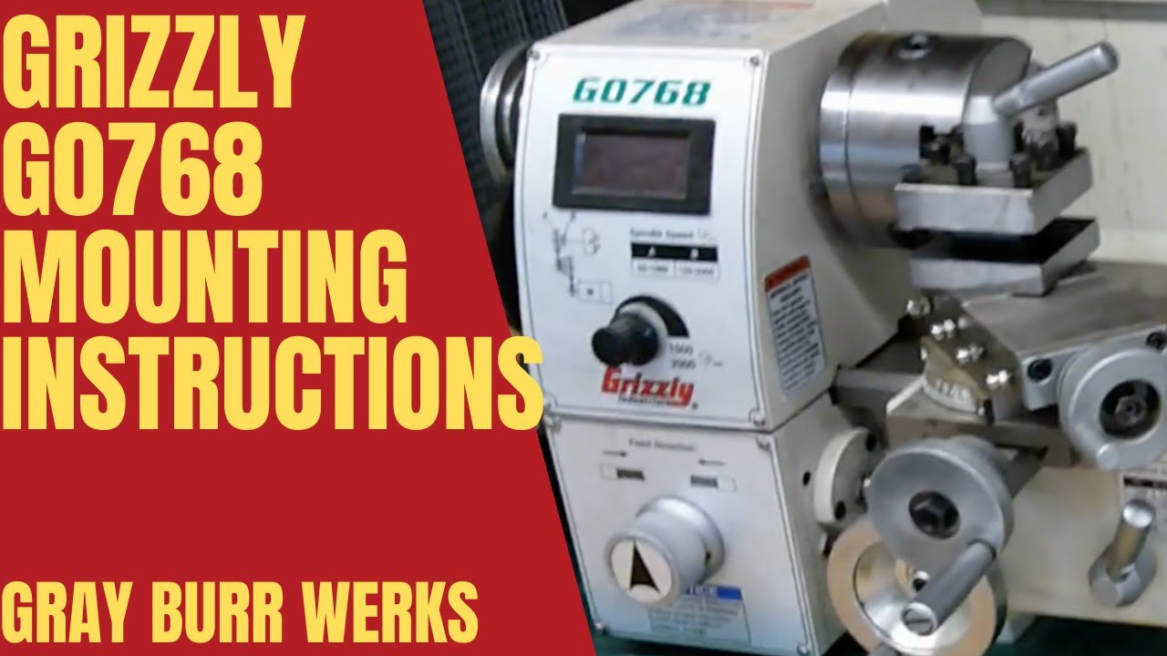 Grizzly G0768 Mounting Instructions