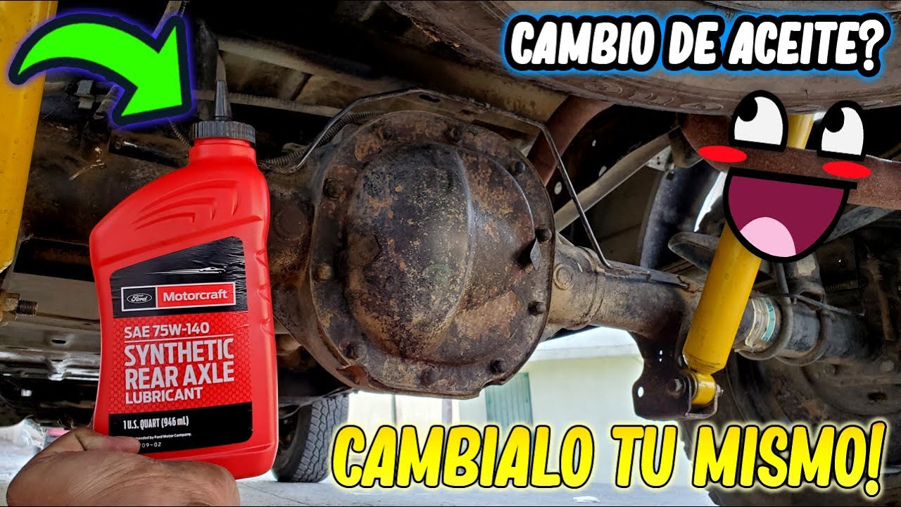 🤔CUAL ES LA MANERA CORRECTA DE CAMBIARLE EL ACEITE A EL DIFERENCIAL DE MI CAMIONETA/SUPER SENCILLO!!