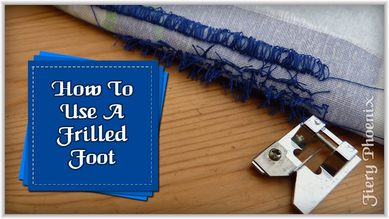 How To Use a Fringe Foot with Bloopers at the end