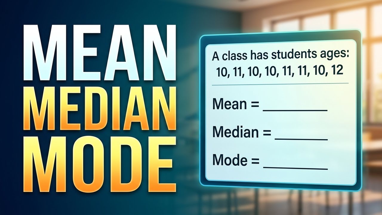 7th Grade | Mean, Median, Mode