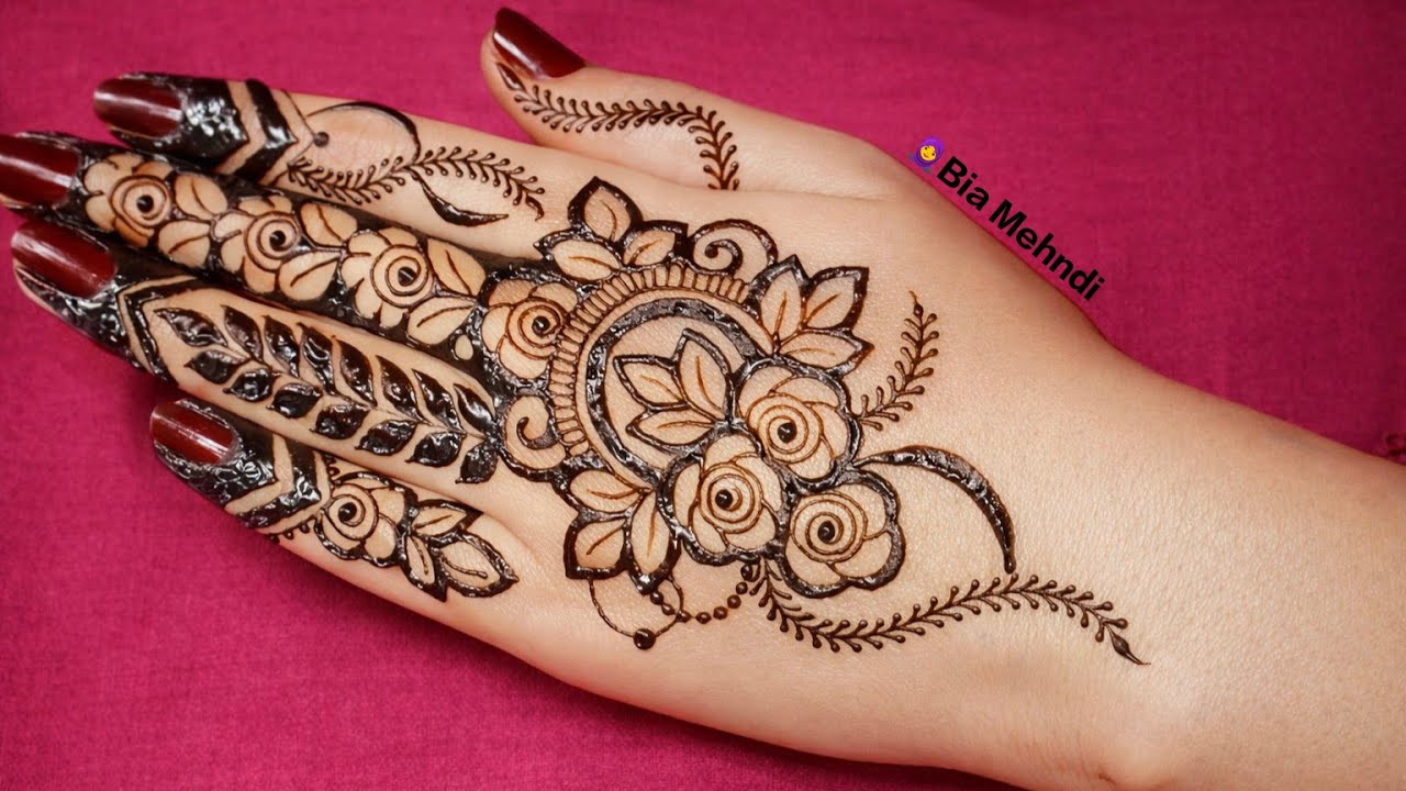 Simple mehndi design | Eid mehndi design | Back hand mehndi design | Mehandi design | Mehndi design