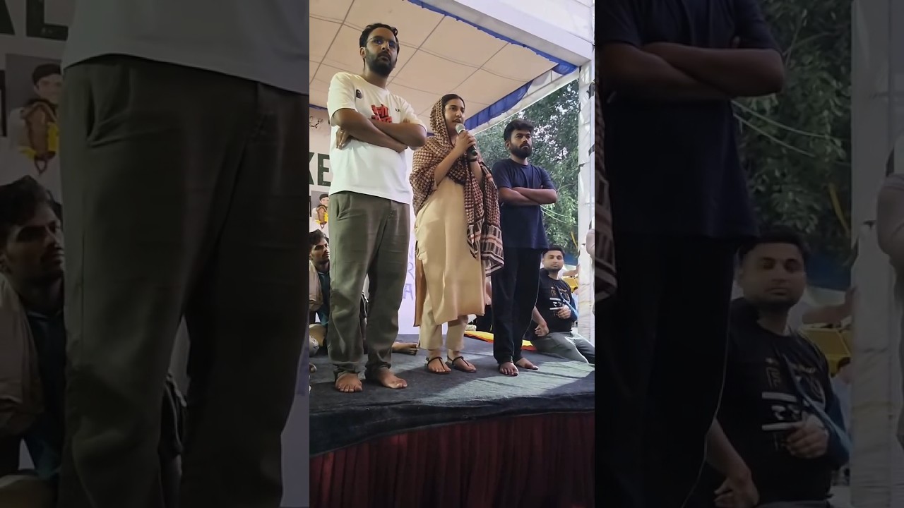 iqra Hasan Aagayi 😱|#iqrahasan #samajwadiparty #cjpprotest #ytshorts #shortsfeed