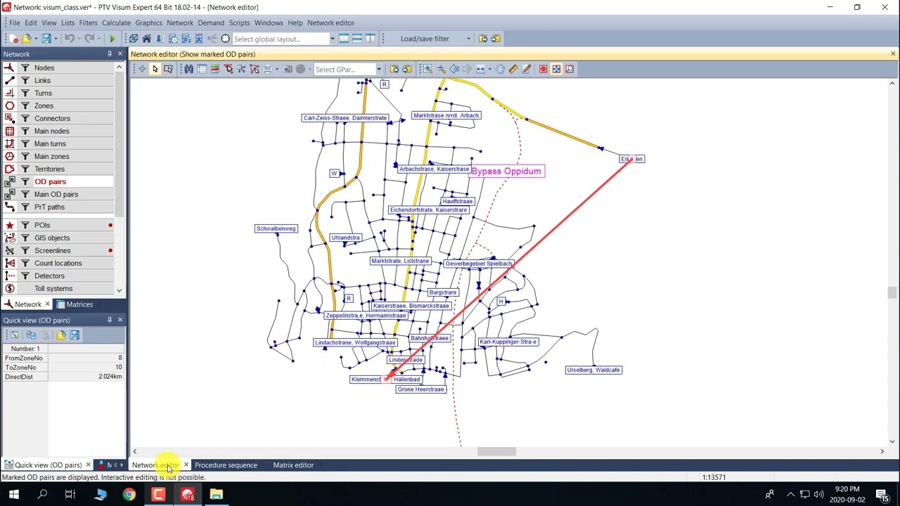 VISUM Tutorial Beginner