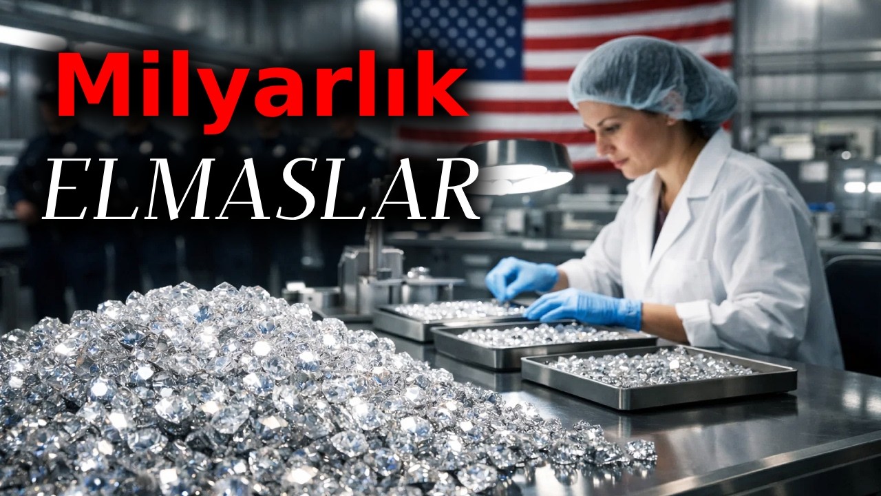 Milyar Dolarlık ELMASLAR Devasa Atölyelerde Nasıl İşleniyor? Elmas mı Pırlanta mı?