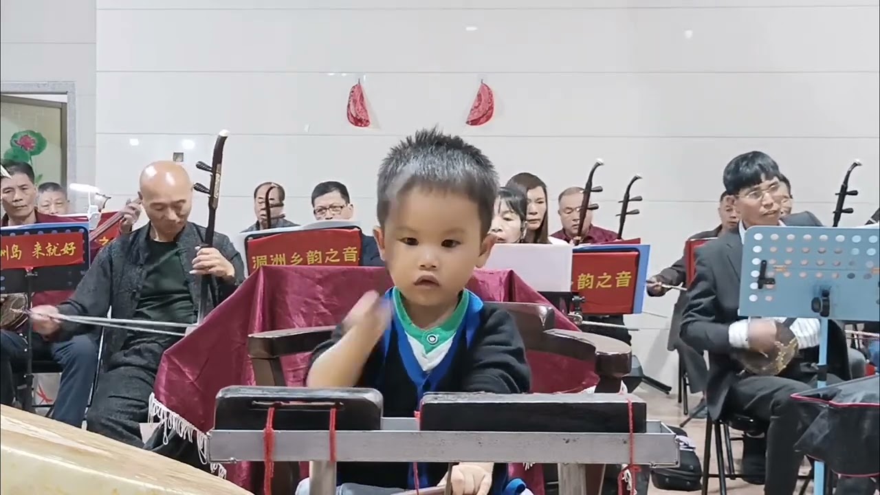 如果不是有程宝，我相信很多人不知道这个乐队#funny #cute #萌娃