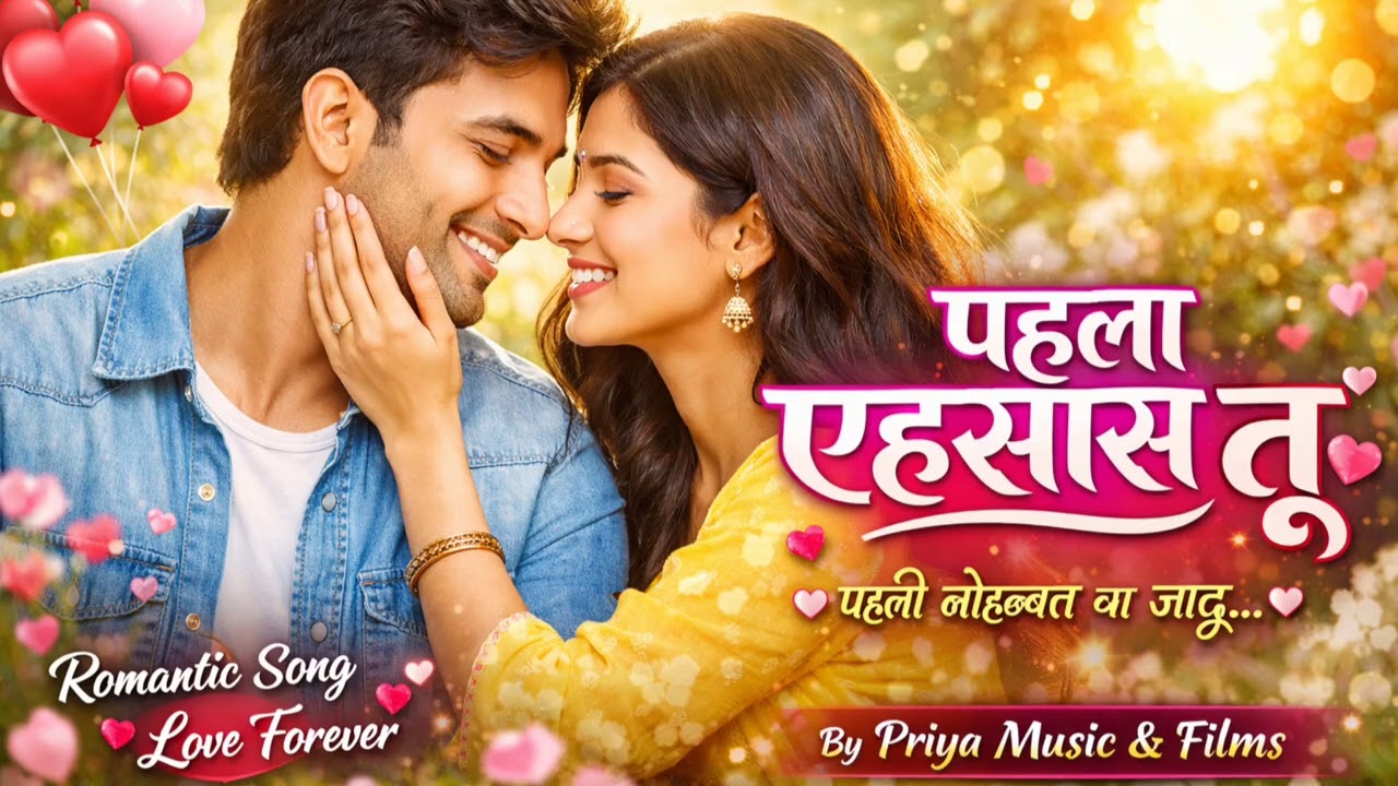 पहला एहसास तू 💞 | First Love Feeling Song | Cute Romantic Love Story 2026#priyamusicandfilms #love 