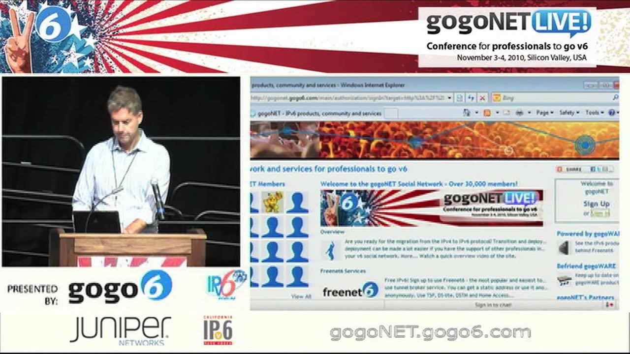 Anatomy of gogoNET by Bruce Sinclair at gogoNET LIVE! IPv6 Event