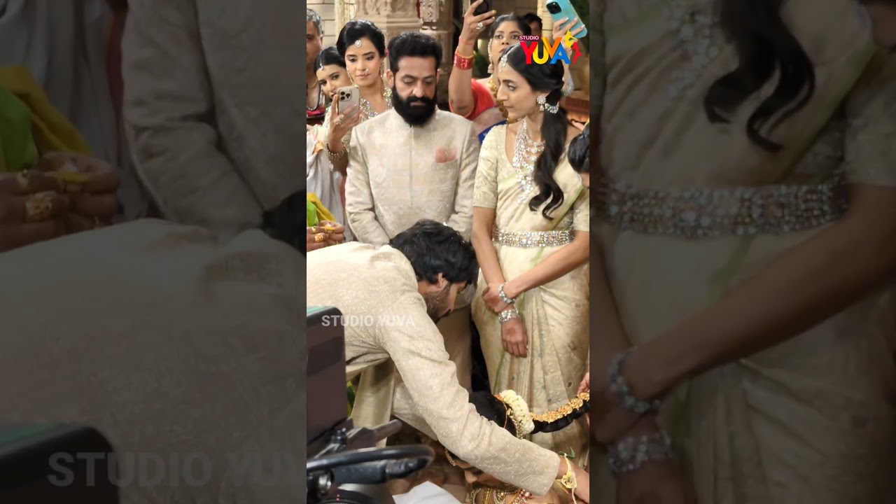 Jr. NTR's emotional reaction at his Bavamaridi's wedding ❤️ #Shorts