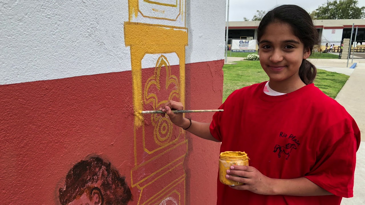 Superintendents Video Blog: Rio Plaza Cafeteria Mural