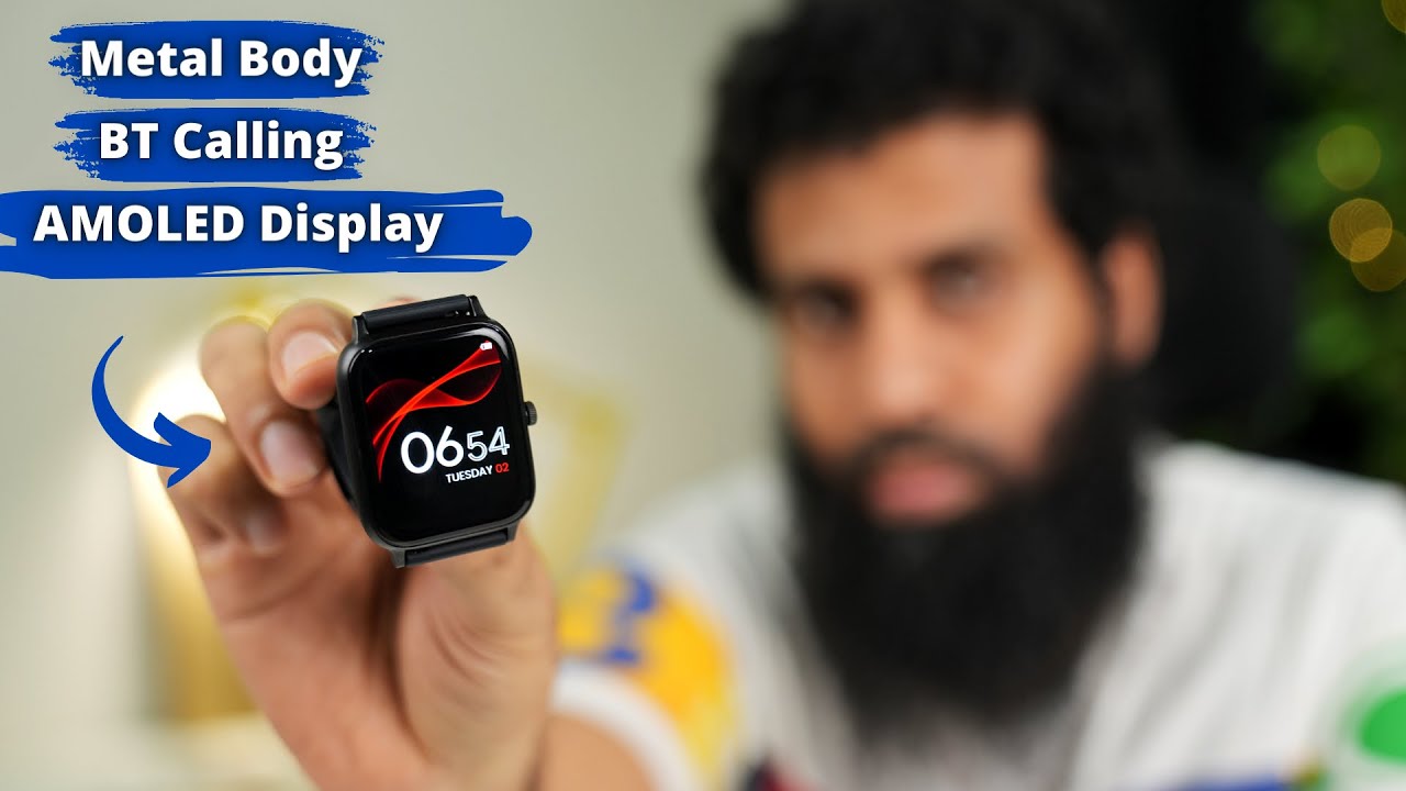 Smartwatch with Metal Body, Amoled Display, BT Calling | Boat Xtend Pro