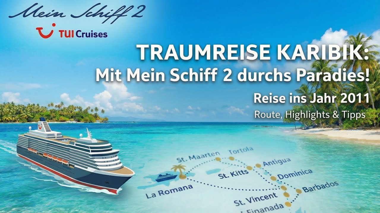 Karibik mit der alten Mein Schiff 2. Zeitreise ins Jahr 2011