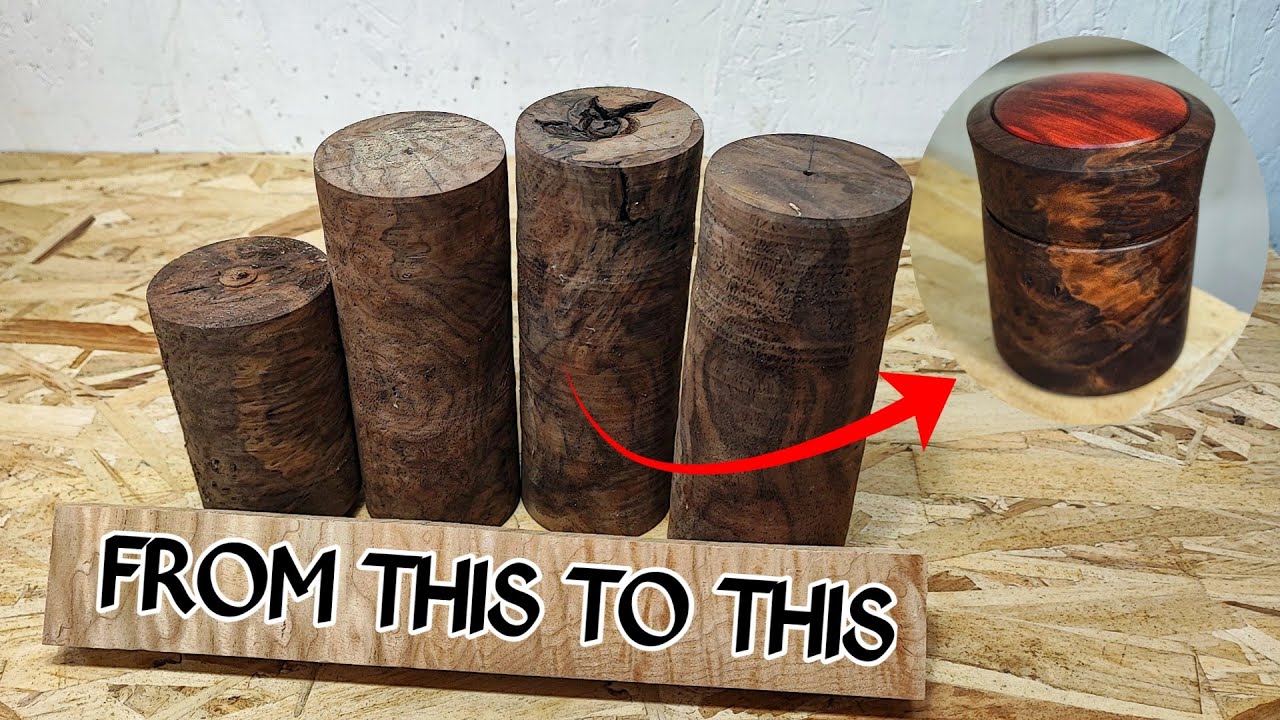 Woodturning Walnut Burl To Heilroom BOX