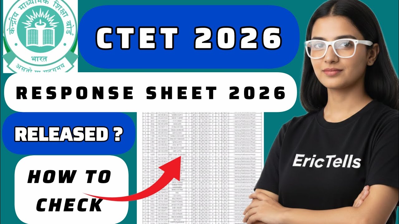ctet response sheet 2026 | ctet answer key 2026