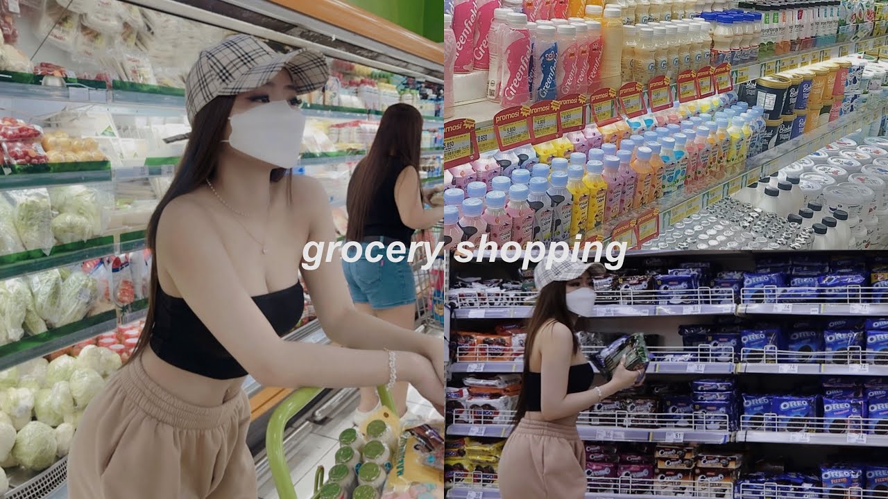 VLOG: productive day, grocery with me + everyday makeup 🛒🤍