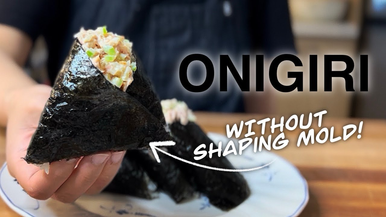 Tuna Salad Onigiri Without Shaping Mold!