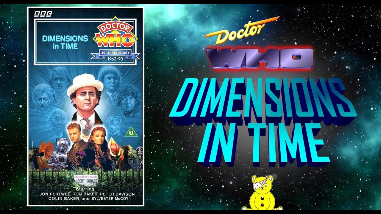 Dimensions In Time (1993) DOCTOR WHO 30th Anniversary/ Eastenders charity: Pertwee, Baker, Davison!