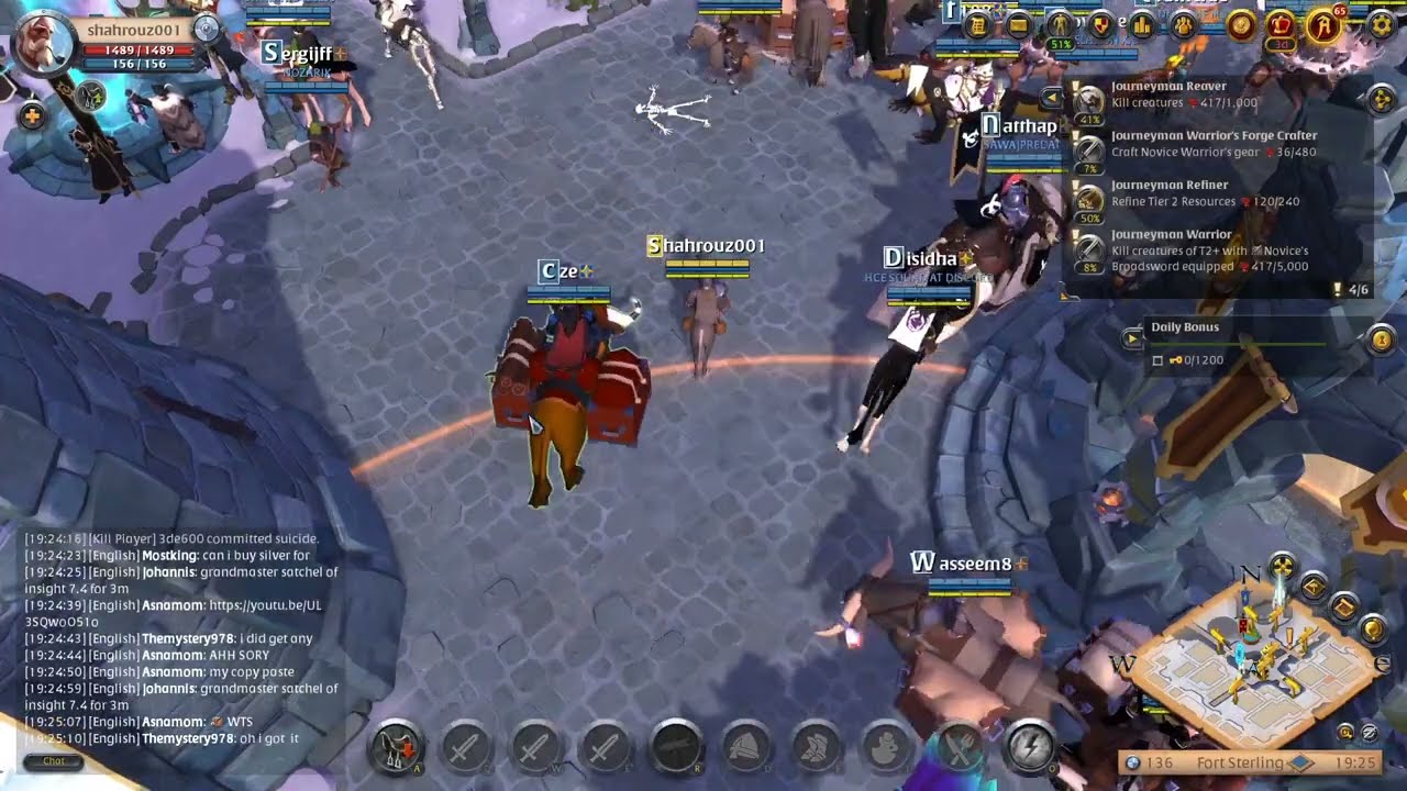 albion online part 2 آموزش بازی البیون آنلاین آشنایی با گزینهای موجود